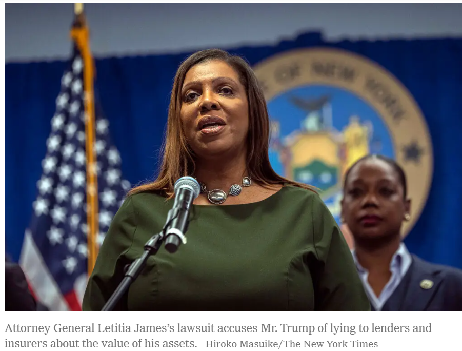 По иску генерального прокурора штата Нью-Йорк Трамп будет допрошен в четверг