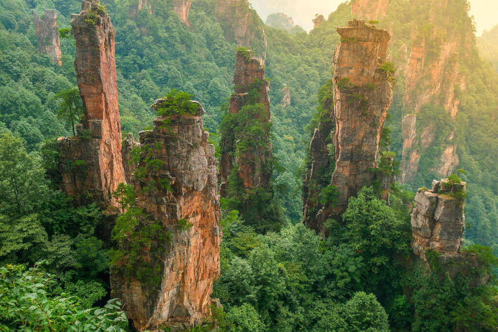 Рубрика: уникальные места мира. Горы Тяньцзи, Китай