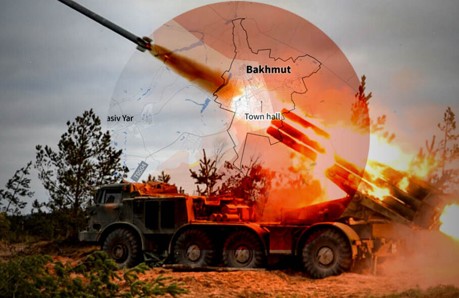 Русские окружают Бахмут: Они "закрыли" украинцев воздушно-десантными войсками