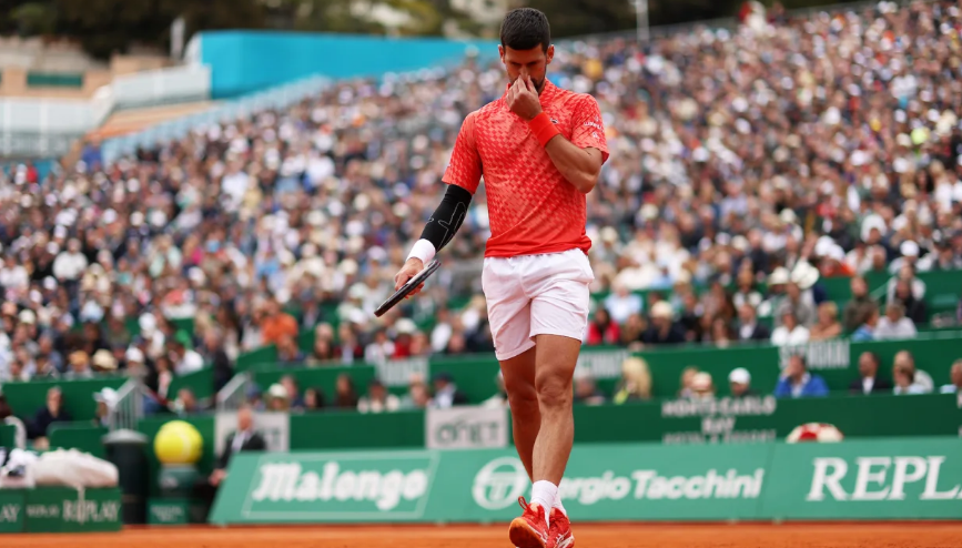 Новак Джокович потерпел шоковое поражение от Лоренцо Мусетти на турнире Monte Carlo Masters