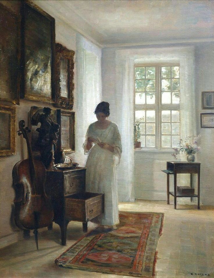 Carl vilhelm holsoe картины