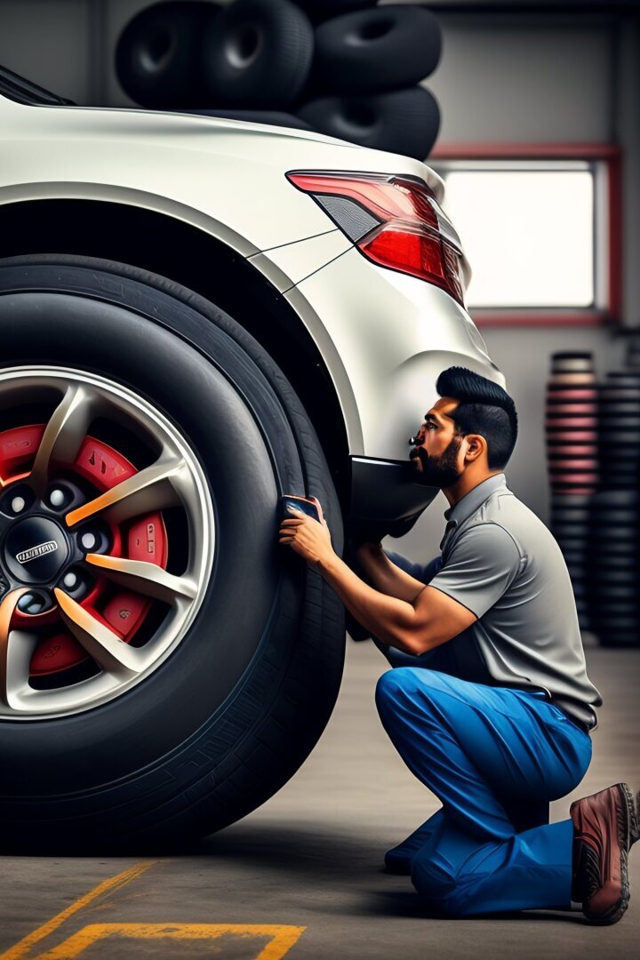 Разработка устройства, которое автоматически регулирует давление в шинах, чтобы снизить риск порезов, проколов и повреждений дисков