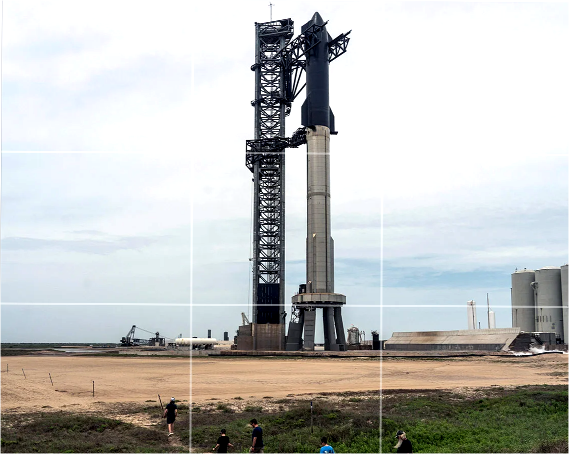 Мега Ракета “SpaceX Starship планирует первый полет.