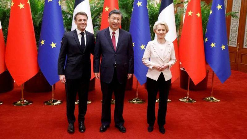 Европа оскорбила США. Почему Макрон прогнулся под риторику Си