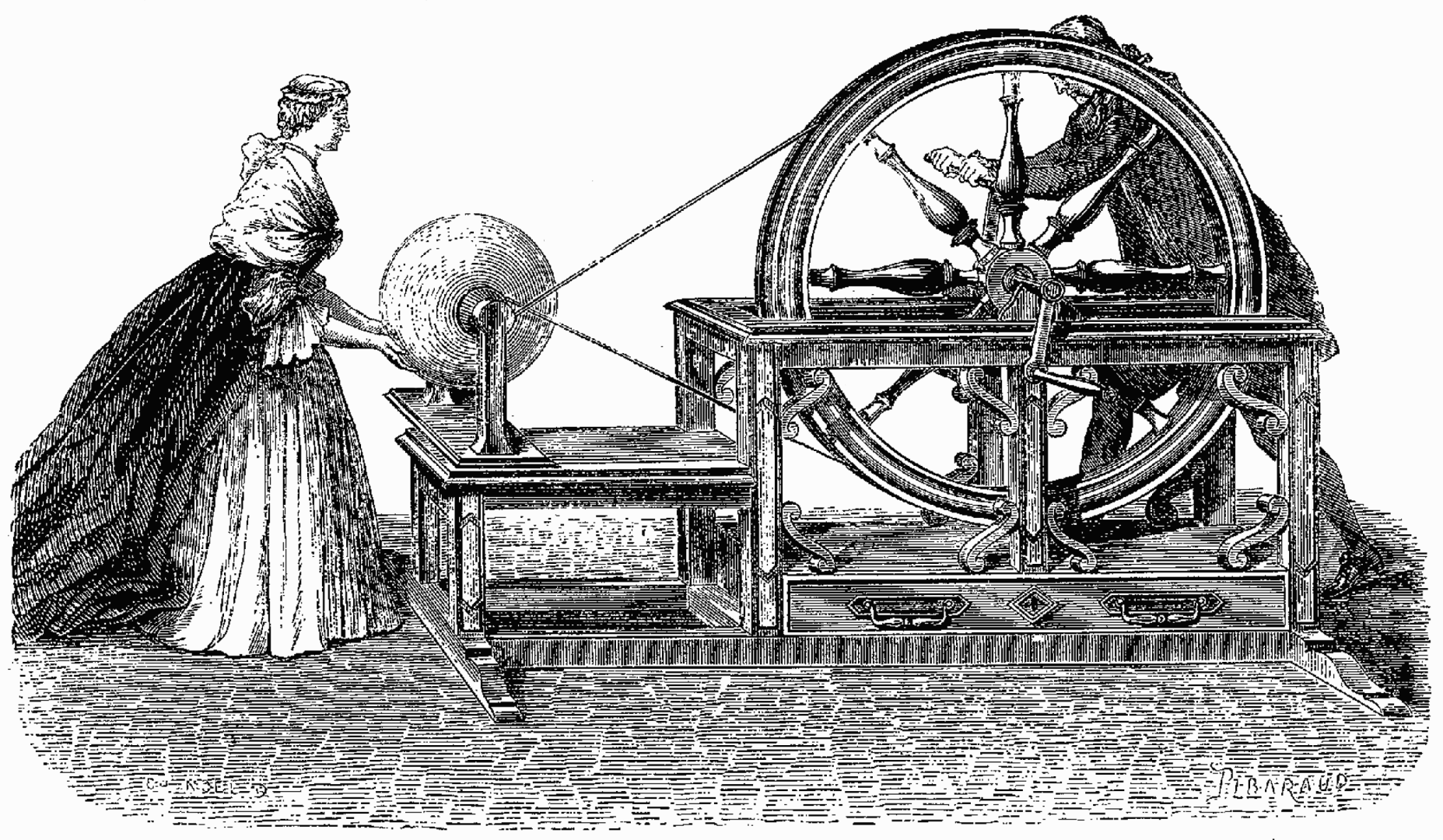 Для своих экспериментов физик Жан-Антуан Нолле использовал людей в качестве материала