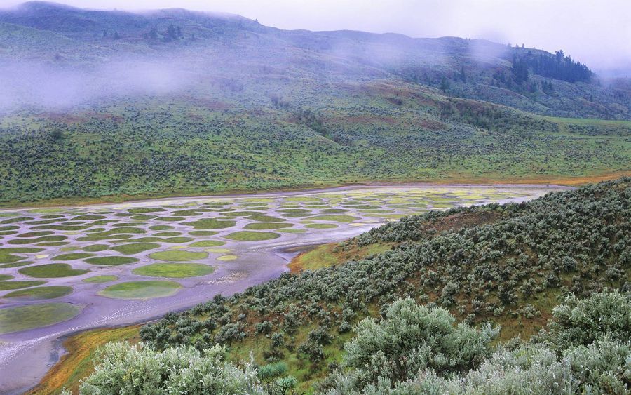«Пятнистое» озеро Клилук.