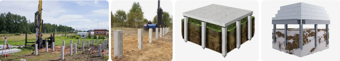 Строительство на крепких фундаментах: Искусство забивки железобетонных свай. Сваи железобетонные забивные для фундамента гаража