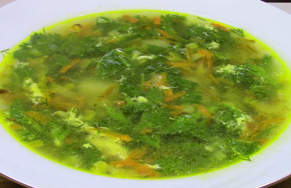 Суп из молодой крапивы. Если вы еще такой не варили - рекомендую!