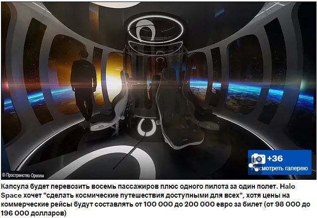 Часть2:ЭКСКЛЮЗИВ: Кто победит в гонке космического туризма? Познакомьтесь с компаниями, претендующими на то, чтобы первыми начать коммерческие поездки