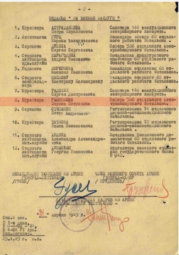 Празднику великой Победы посвящается: боевой путь ефрейтора Рыбникова