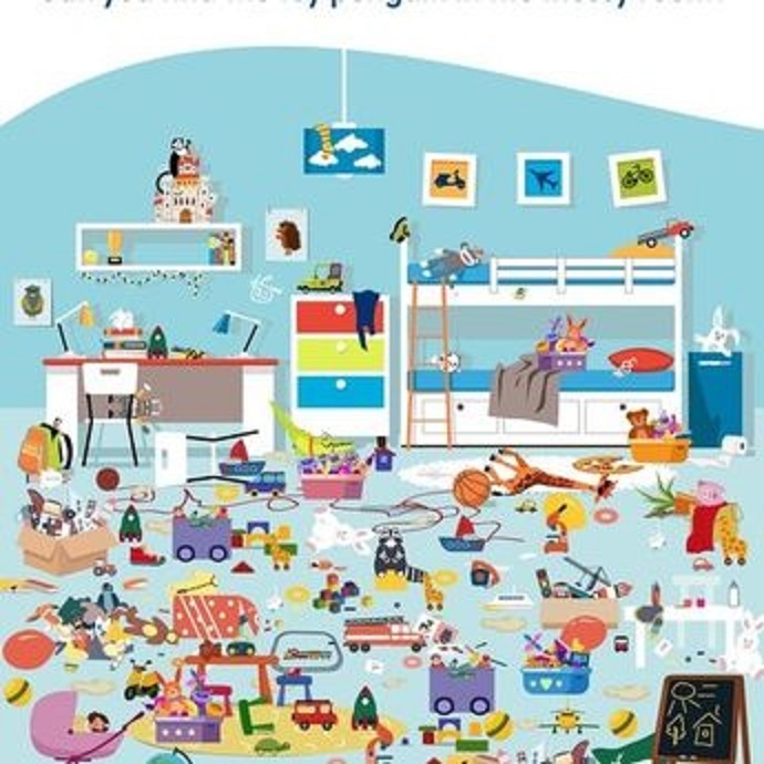 Тест на внимательность. Сможете ли Вы найти спрятанную игрушку пингвина в захламленной комнате?