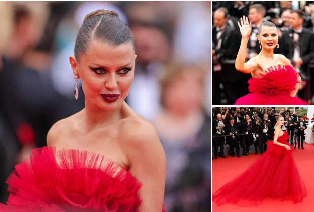 «Состарили на 20 лет»: подписчики не оценили «вампирский» макияж Виктории Бони в Каннах.
