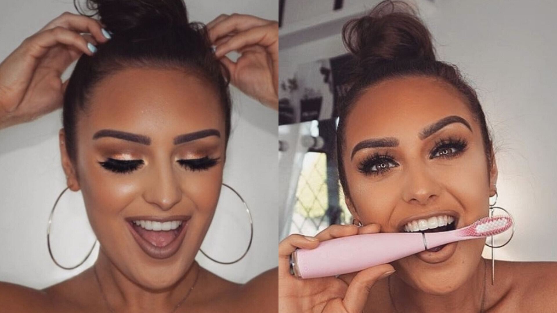 Эми-Роуз Уокер Пучок Причёски Небрежный Тёмный