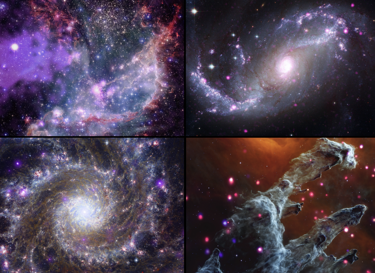 Новые, необычные картины космоса