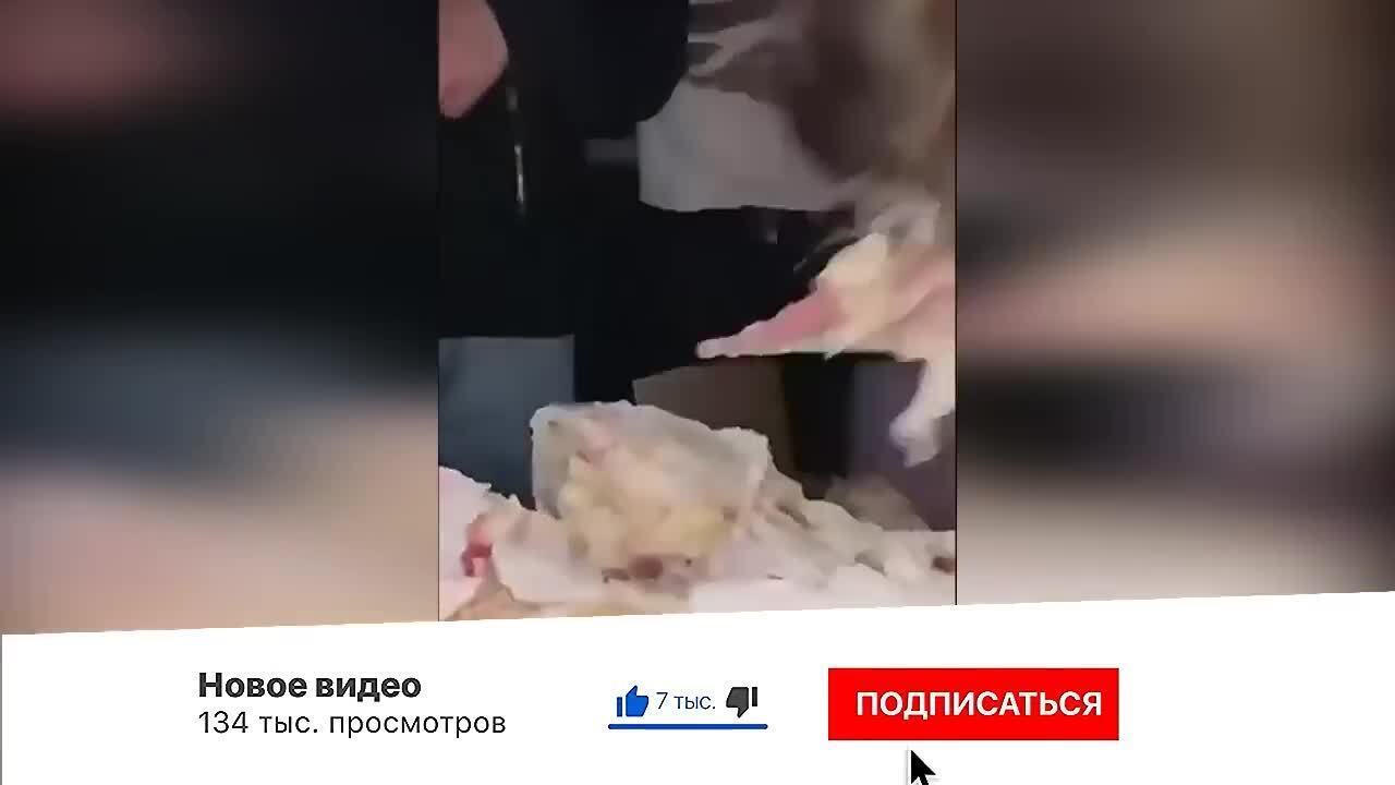 Девушка лицом в торт штырь