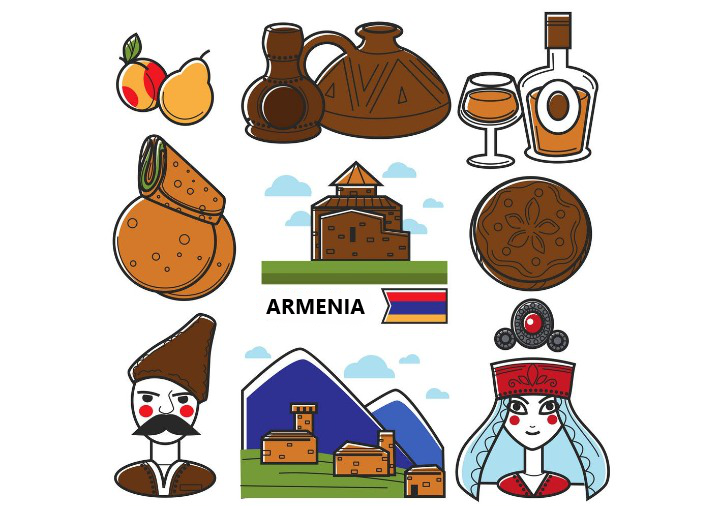 Обедаем в Ереване.