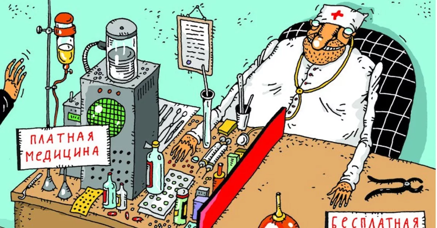Из условно бесплатной медицина в нашей стране становится безусловно платной