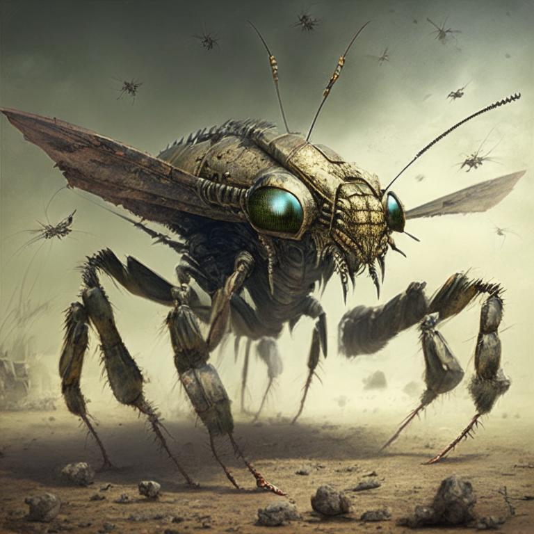 Боевая саранча из НАТОвской биолаборатории....