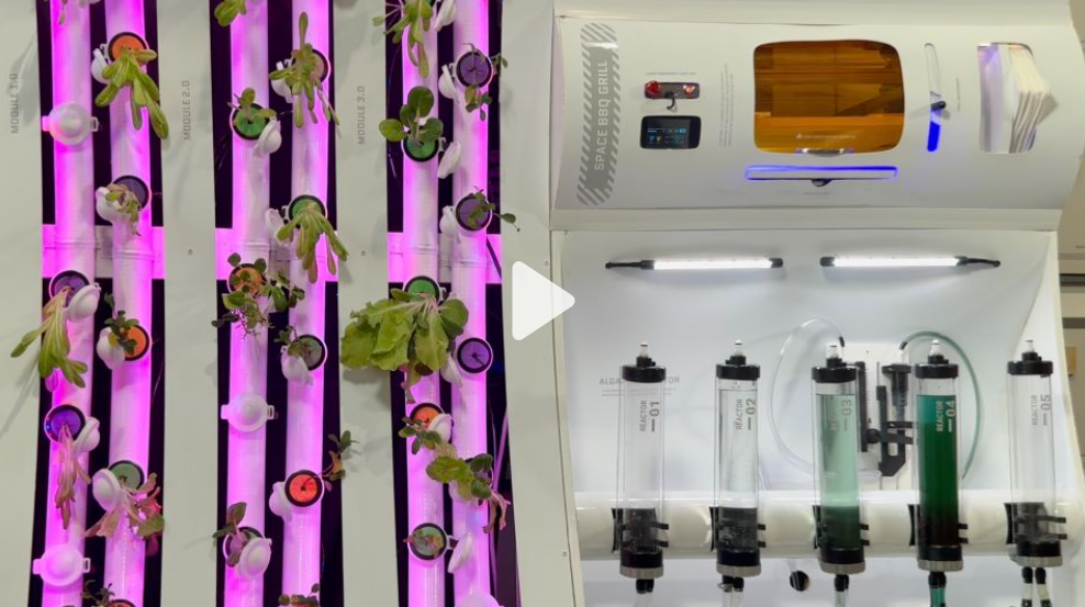 Как астронавты, отправляющиеся на Марс, смогут наслаждаться свежими продуктами и мясом