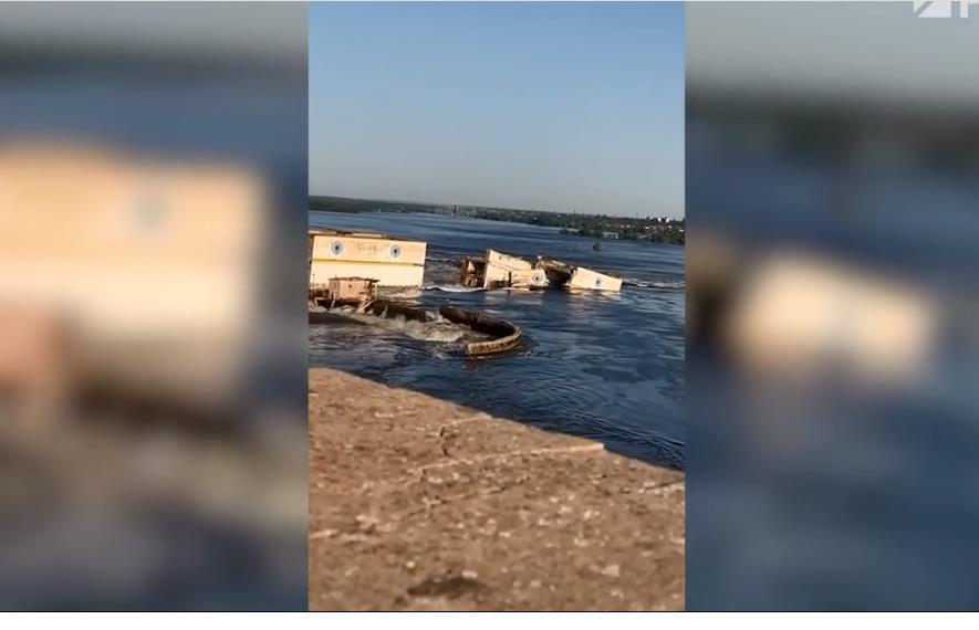 Плотина на Каховской ГЭС рухнула и затопила регион: останется ли Крым без воды. Обзор прессы