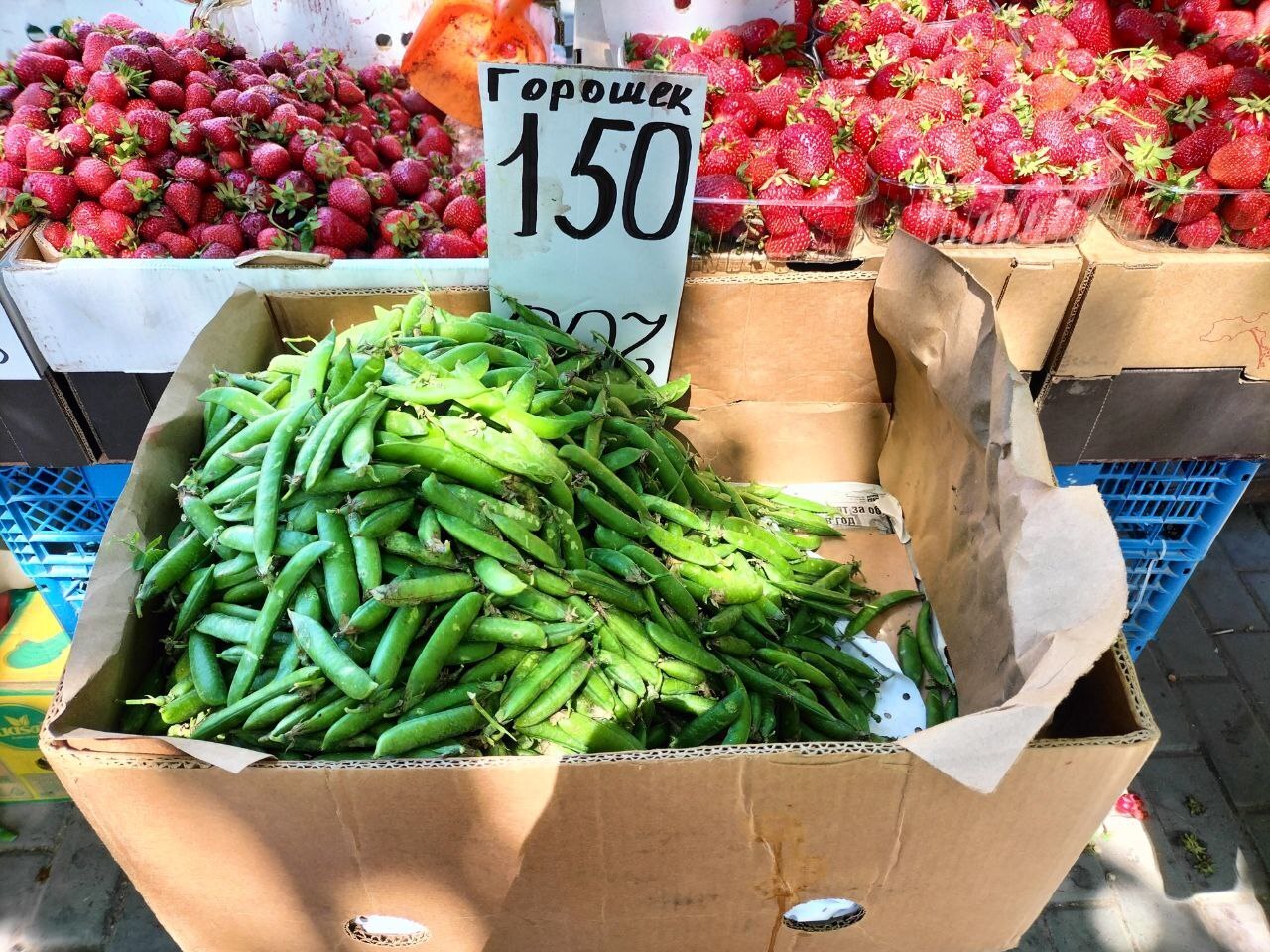 Цены ниже некуда сейчас в Крыму. Фото с рынка и что ждет тех, кто поедет в Крым этим летом