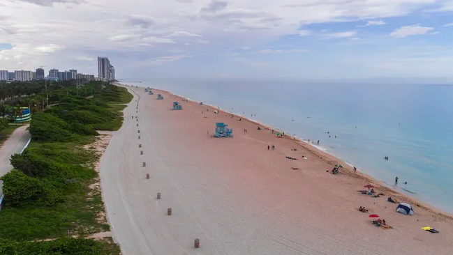 Какие обнаженные пляжи заняли самое высокое место ?