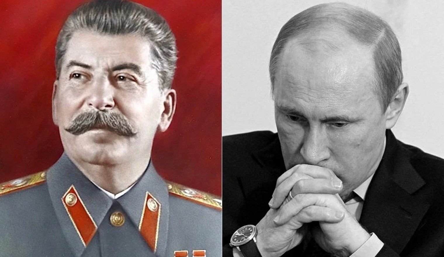 Глава правительства после сталина. ПУ И И Сталин. Портрет Сталина и Путина.