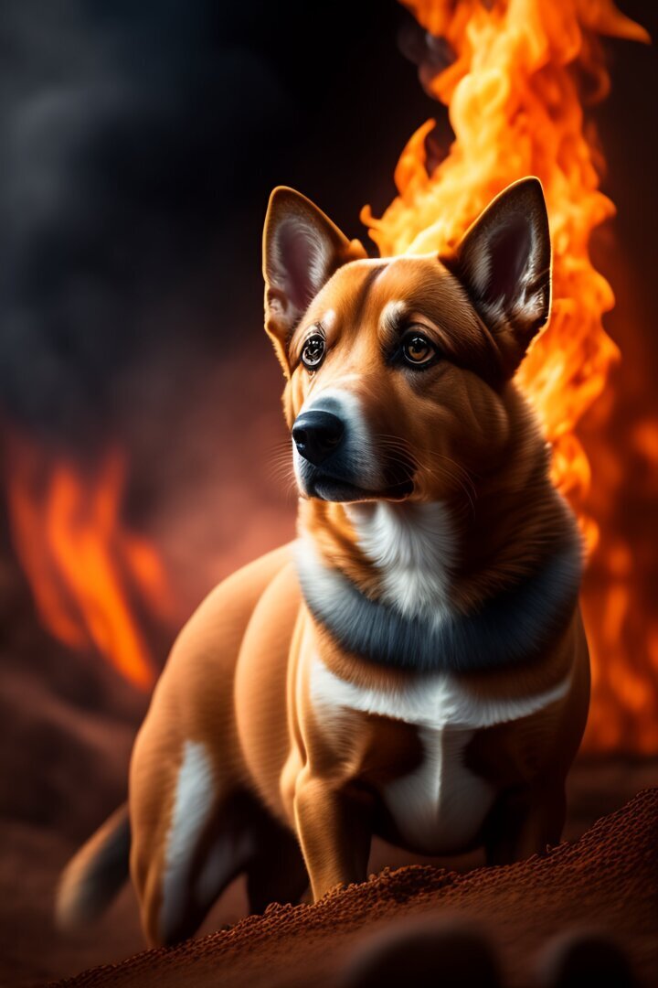 У них тоже горит.