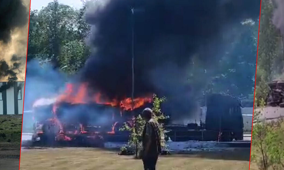 В Латвии горит военная техника НАТО. Партизаны действуют