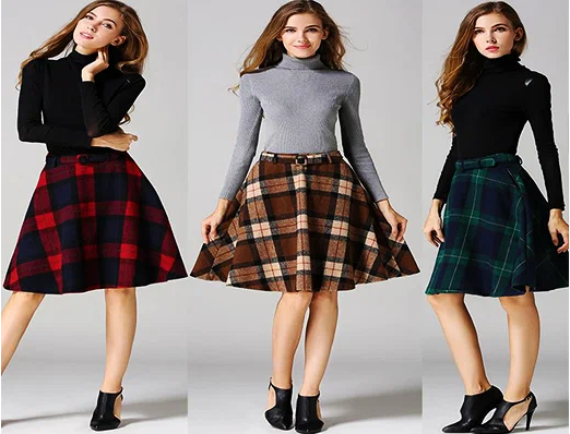 Как носить обувь с юбками разных фасонов.