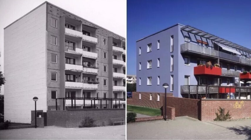 "Хрущевки" строили и в Германии. Немцев эти здания раздражали, но дома спасли. Как они выглядят сейчас?