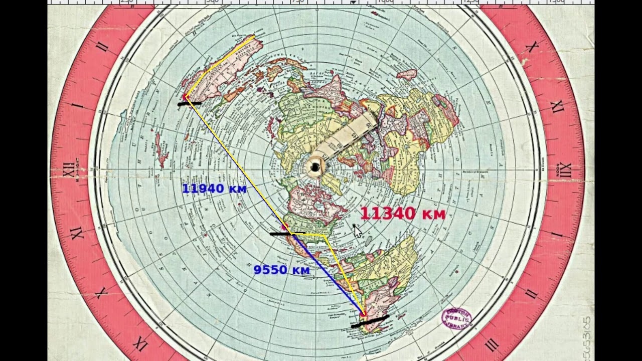 Почему на шарообразной Земле нет прямых рейсов из Сантьяго в Перт?