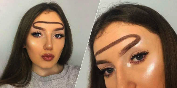 «Halo Brows» — новый странный тренд бровей. Все любят это.