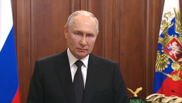 Мятеж «Вагнера». В России введен режим контртеррористической операции – обращение Путина 24 июня 2023 г.