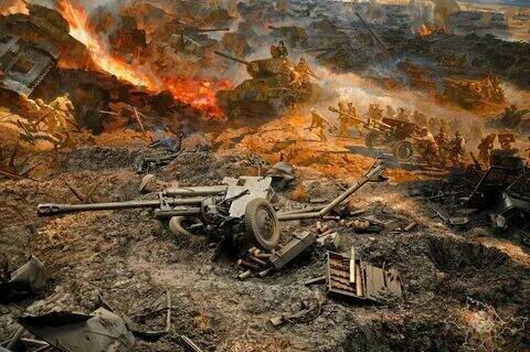 Сражение под Прохоровкой.