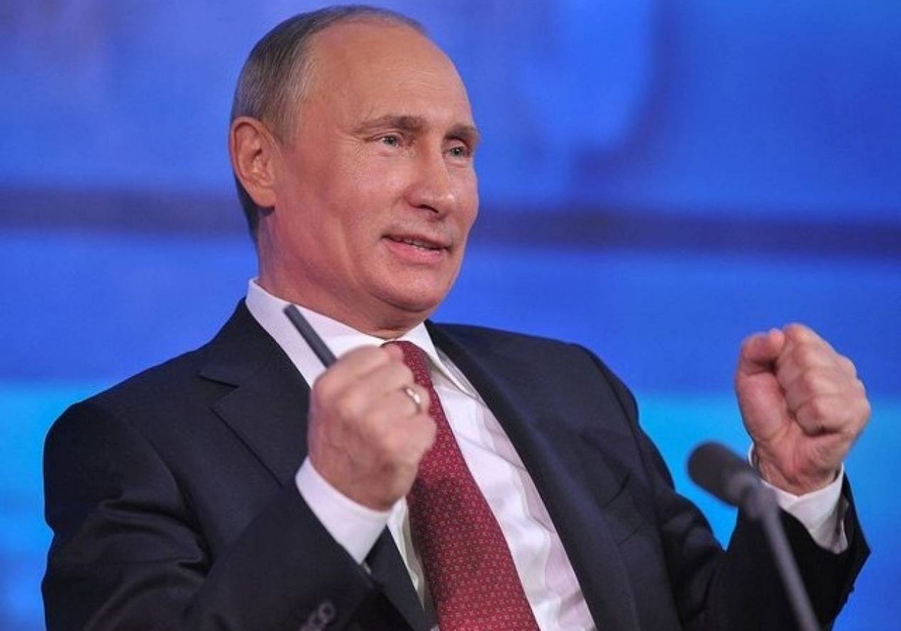 Путин рад: страна победила экономический кризис, жить мы стали даже лучше, чем планировали! А вы рады тому, что наш президент рад?