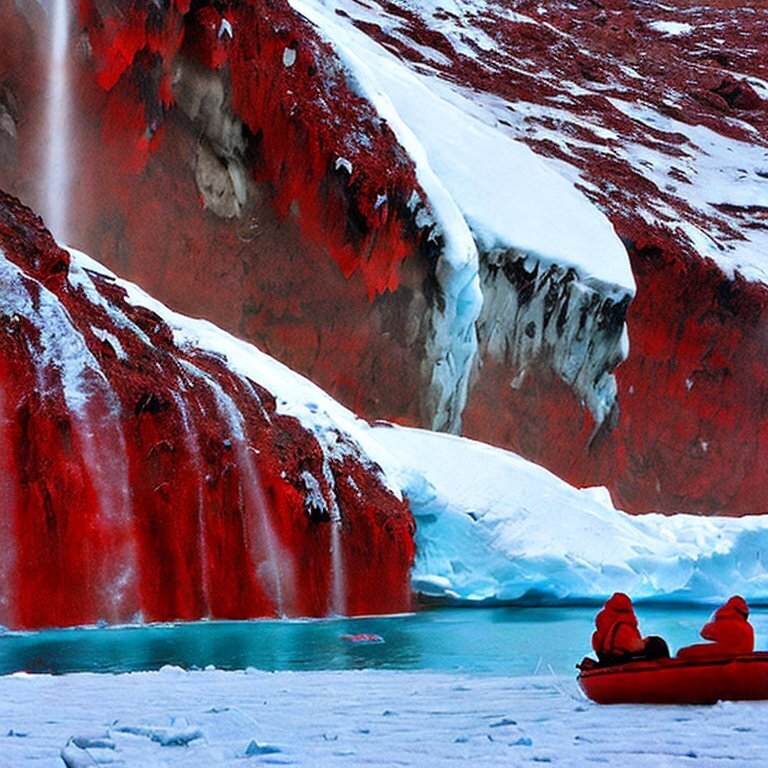 Кровавые водопады внезапно появились на континенте Антарктида. Вызвали переполох. Неужели - признаки апокалипсиса. Ученые пытаются разобраться.