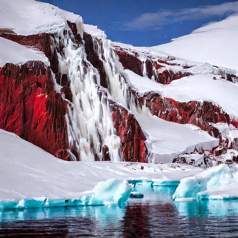Кровавые водопады внезапно появились на континенте Антарктида. Вызвали переполох. Неужели - признаки апокалипсиса. Ученые пытаются разобраться.