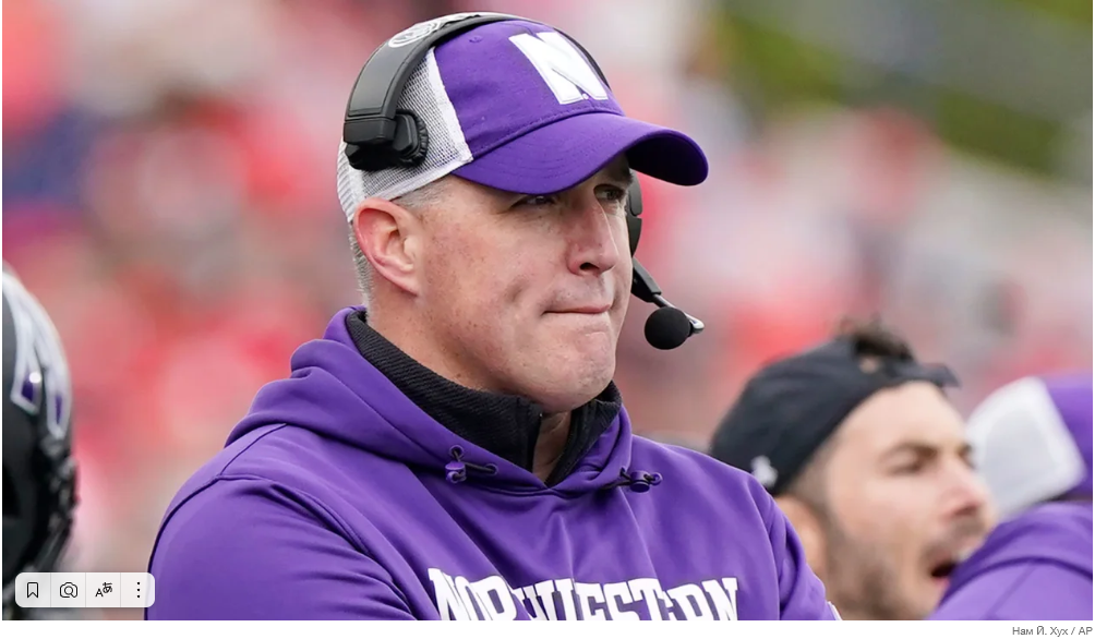 Президент Северо-Запада говорит, что он, ‘возможно, допустил ошибку’ при отстранении футбольного тренера после расследования обвинений в дедовщине