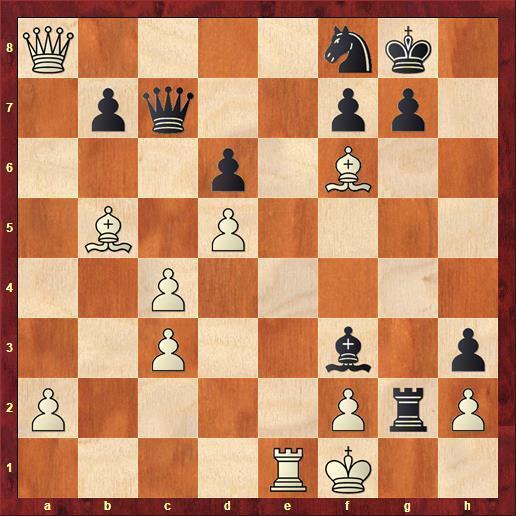 Несложная тактика за обе стороны.