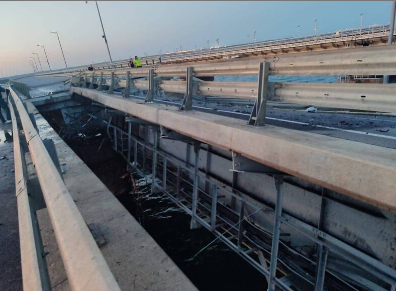 Крымский мост снова взорвался! МИД России обвинил спецслужбы США и Великобритании в «прямом причастности»