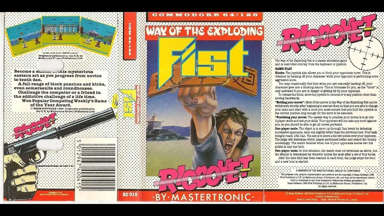 The Way of the Exploding Fist игра вдохновлённая Брюсом Ли