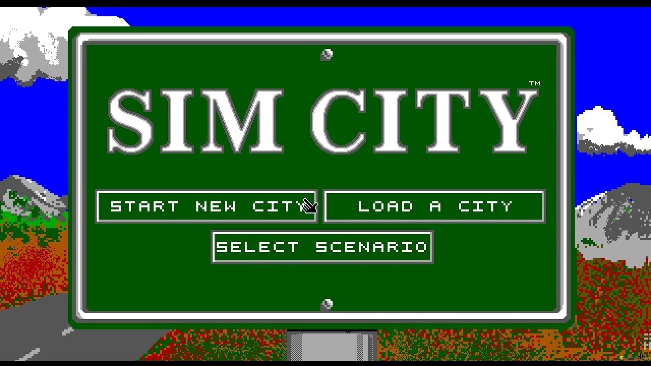 SIM CITY игру, которая дала нам возможность проектировать собственную окружающую среду