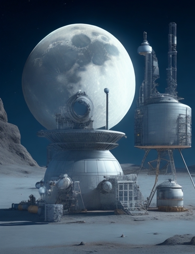 Добыча полезных ископаемых на Луне в будущем