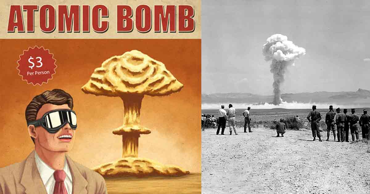 Ядерный туризм: в 50-х вы могли приехать в Вегас и посмотреть на ядерные взрывы вблизи!