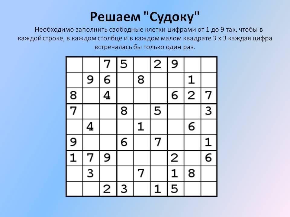 Судоку: все играют, но мало кто знает, что это слово означает или что игра не из Японии.