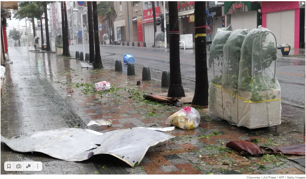 Самые сильные осадки за 140 лет обрушились на Пекин, в то время как тайфун "Ханун" обрушился на японскую Окинав