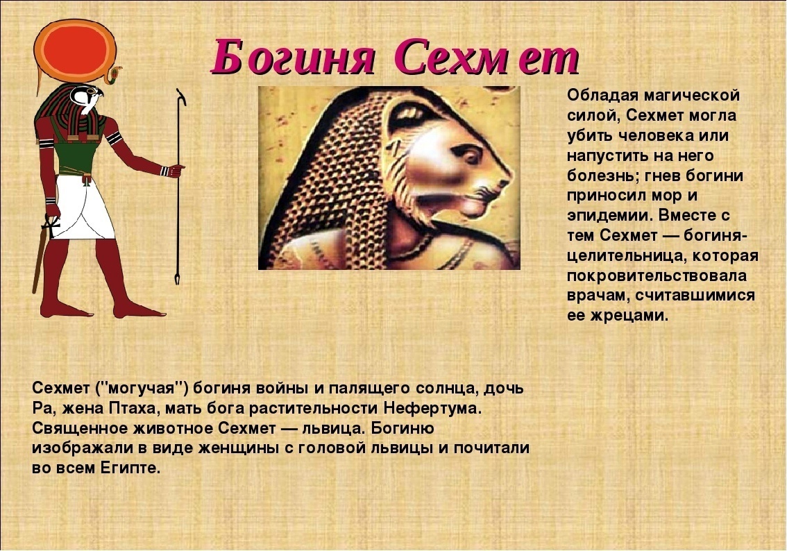 Боги в жизни египтян.