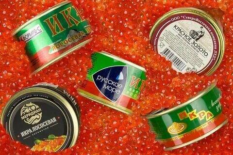 Выбор качественной красной икры.