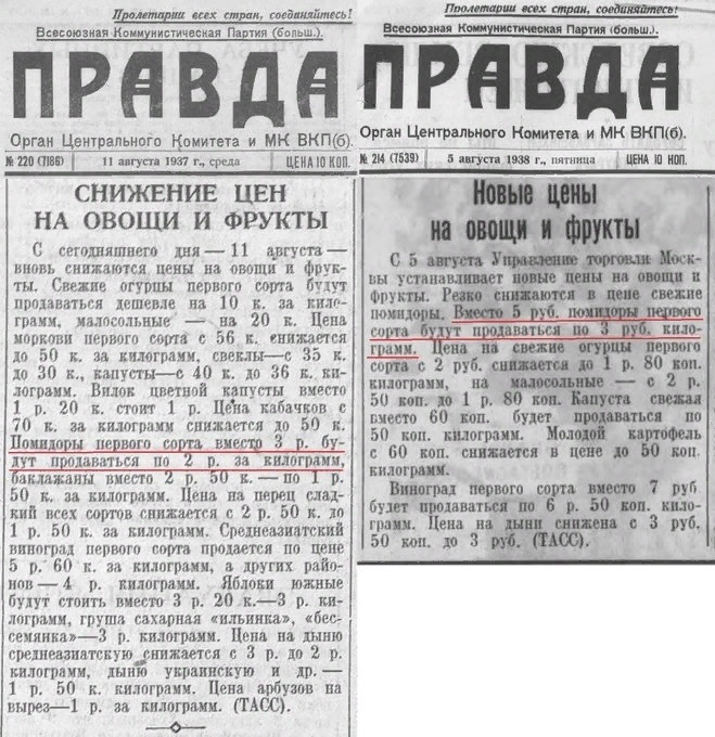 Сталин: год назад это стоило целых три рубля, а сегодня – всего три рубля. Вранье о "низких ценах"